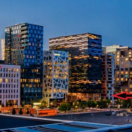 Spacious Modern 3br At Barcode Appartement Oslo